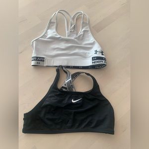 Nike , underarmour  sports tops size M